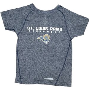 St. Louis Rams NFL Athletic Short Sleeve Shirt Childs Med 8 Football Logo Fandom